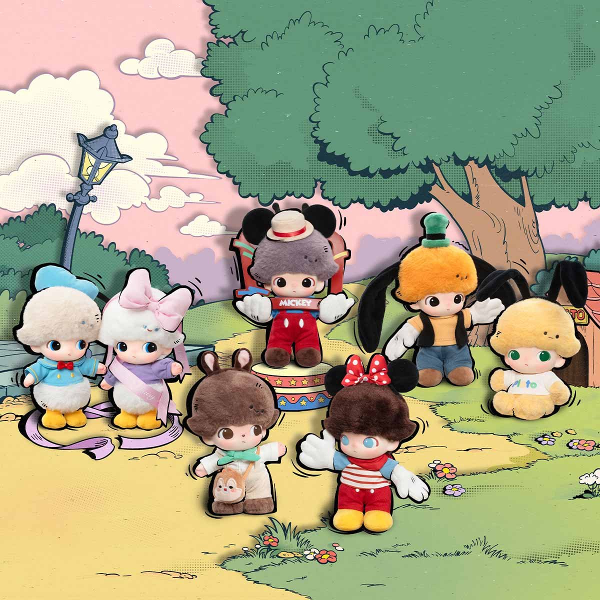 DIMOO WORLD × DISNEY Series-Vinyl Plush Keychain Blind Box - Image 15