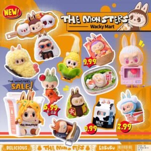 POP MART Labubu The Monsters Wacky Mart Series Figure Blind Box