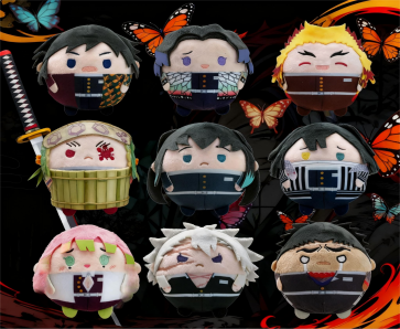 Demon Slayer Round Plush Vol.6 Blind Box blind box plush main product photo at Mega Claw Las Vegas