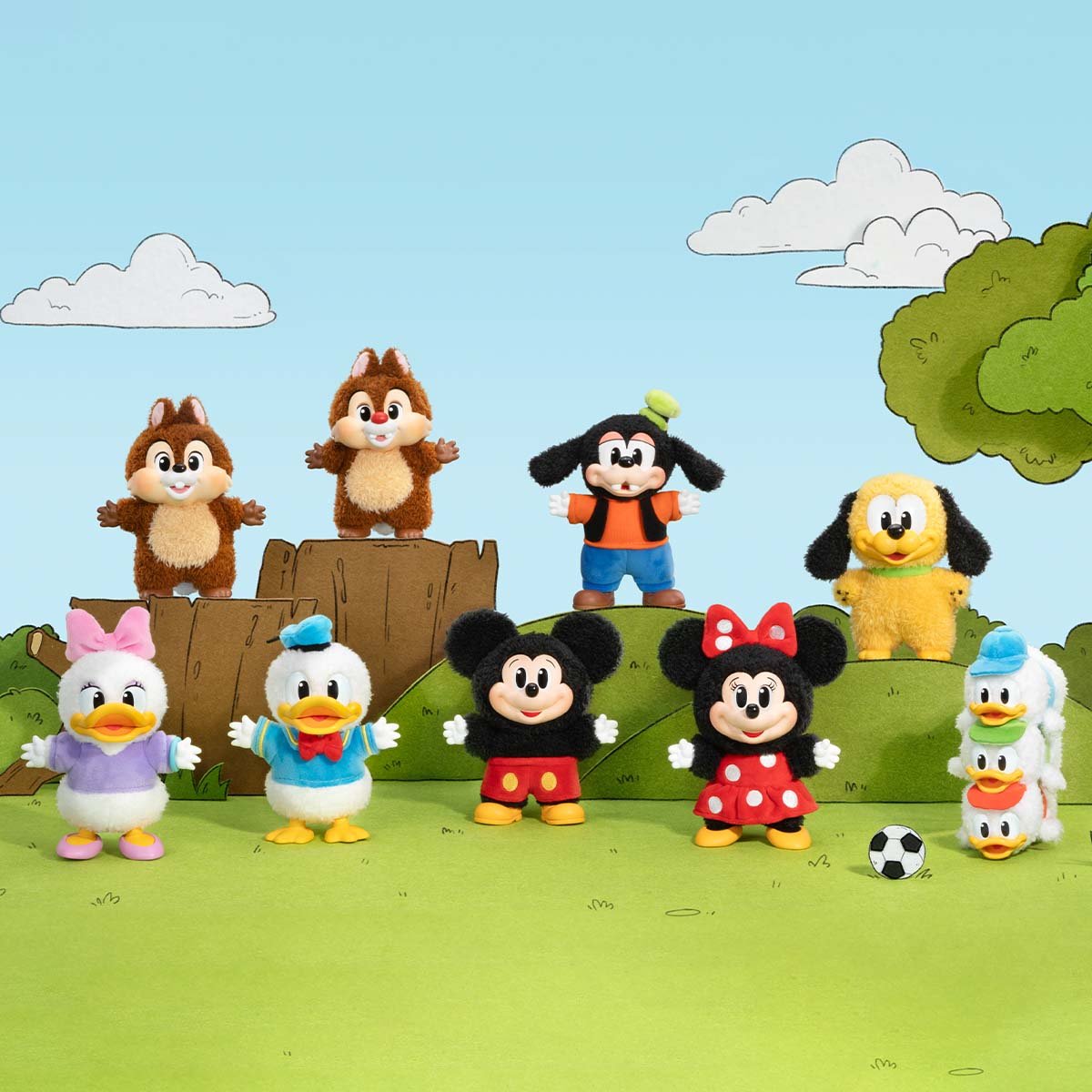 POP MART Mickey Family Cute Together Series Vinyl Keychain Blind Box blind box keychain vinyl main product photo at Mega Claw Las Vegas