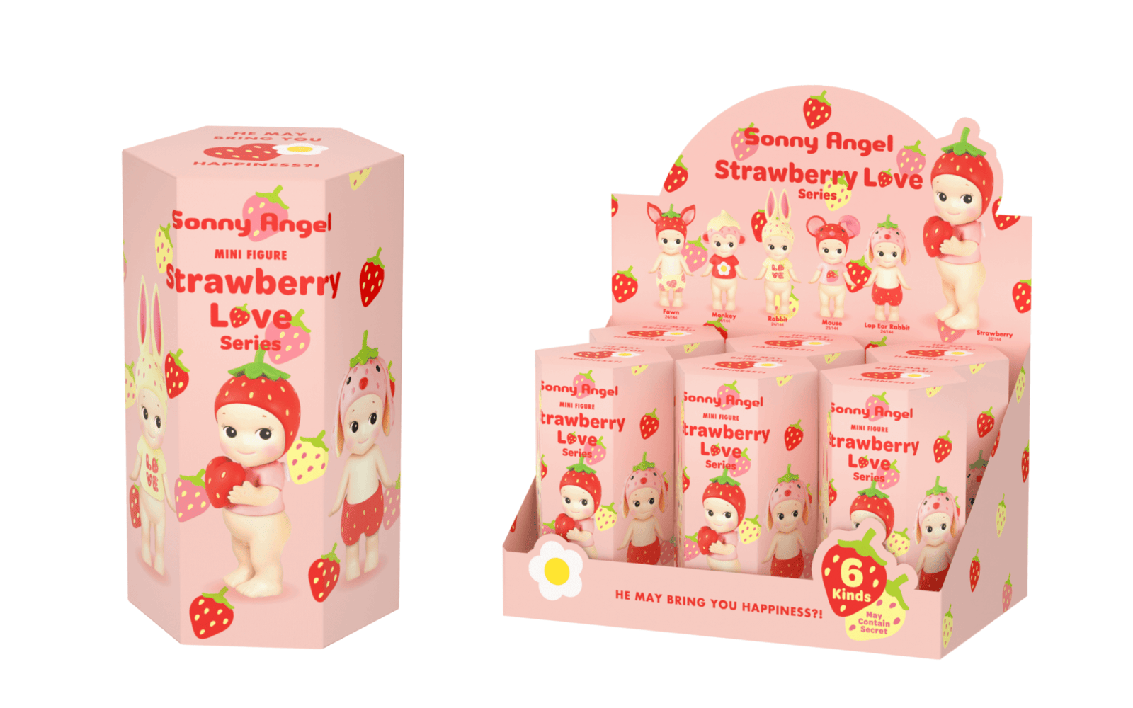 Sonny Angel Strawberry Love Blind Box blind box main product photo at Mega Claw Las Vegas