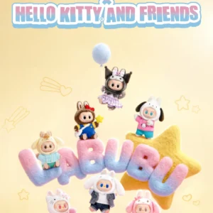 POP MART The Monsters Hello Kitty and Friends Series Vinyl Plush Pendant Blind Box blind box plush vinyl pendant main product photo at Mega Claw Las Vegas